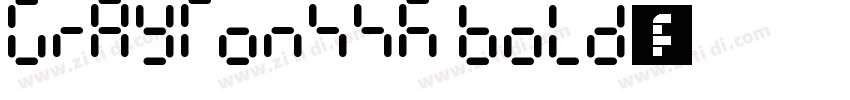 GraytonSSK Bold字体字体转换
